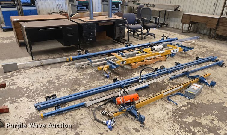 image for item DW8710 (2) Gorbel electric hoists