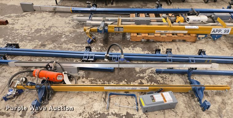 image for item DW8710 (2) Gorbel electric hoists