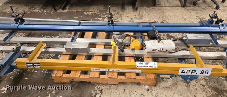 image for item DW8710 (2) Gorbel electric hoists