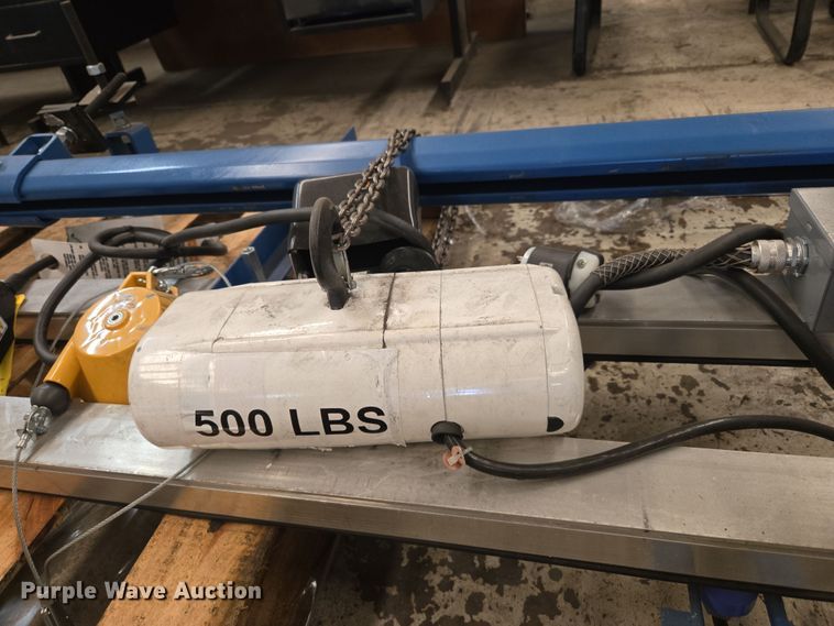 image for item DW8710 (2) Gorbel electric hoists