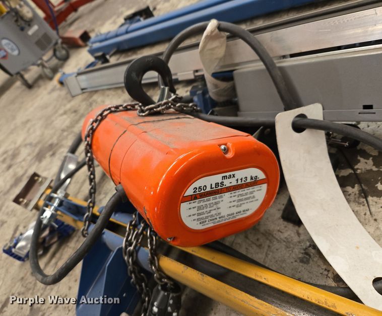 image for item DW8710 (2) Gorbel electric hoists