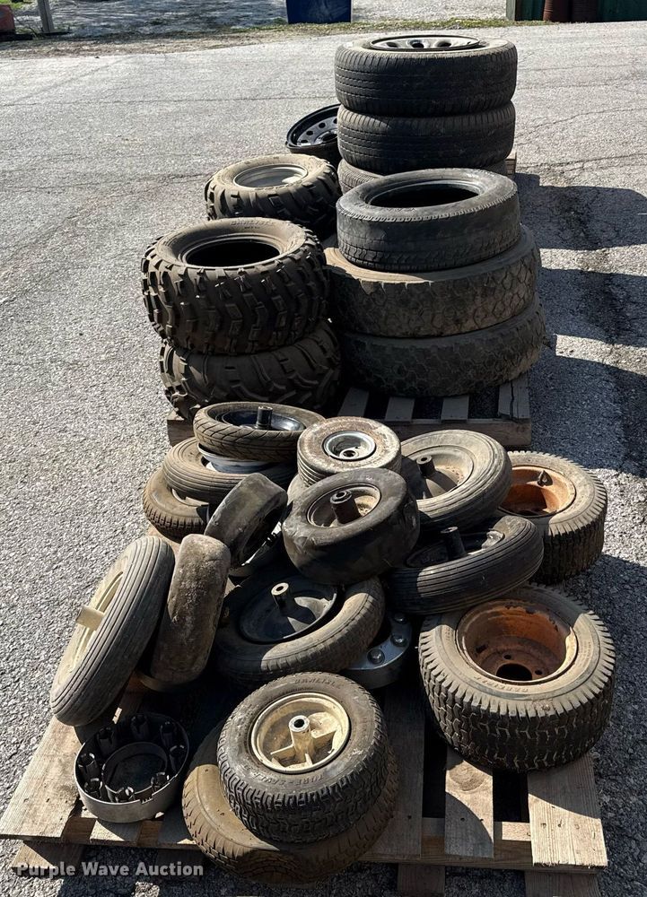 image for item DY7977 (3) pallets of tires and wheels
