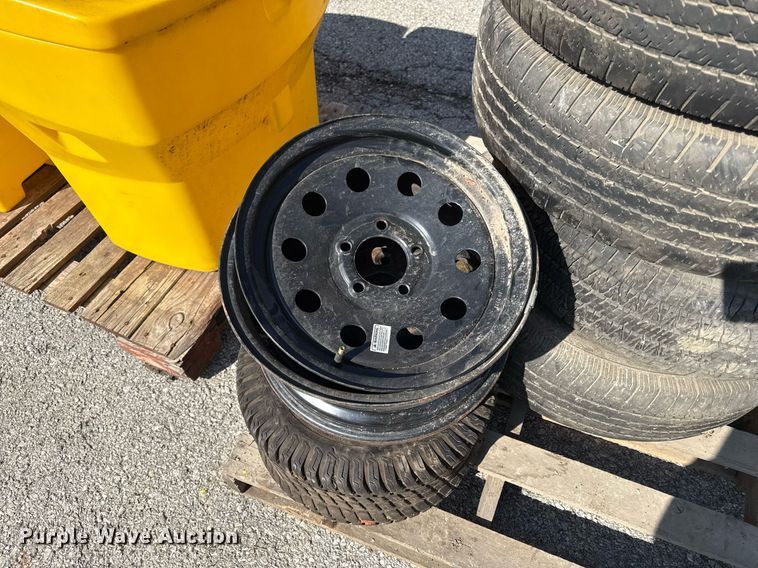image for item DY7977 (3) pallets of tires and wheels