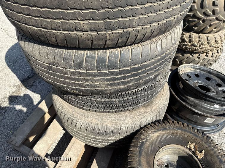 image for item DY7977 (3) pallets of tires and wheels