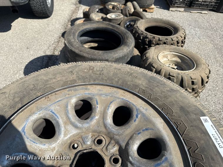 image for item DY7977 (3) pallets of tires and wheels