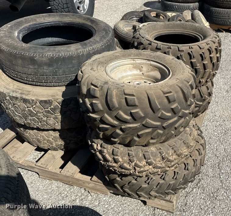 image for item DY7977 (3) pallets of tires and wheels