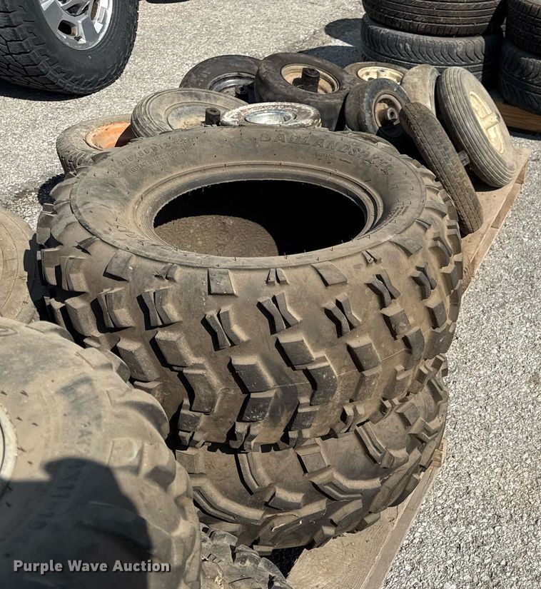 image for item DY7977 (3) pallets of tires and wheels