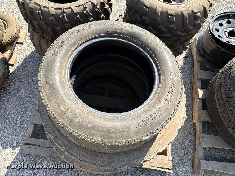 image for item DY7977 (3) pallets of tires and wheels