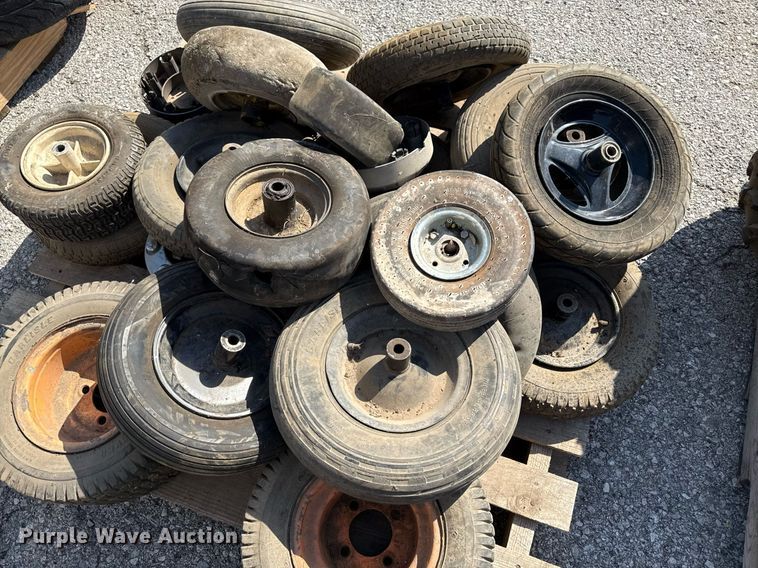 image for item DY7977 (3) pallets of tires and wheels