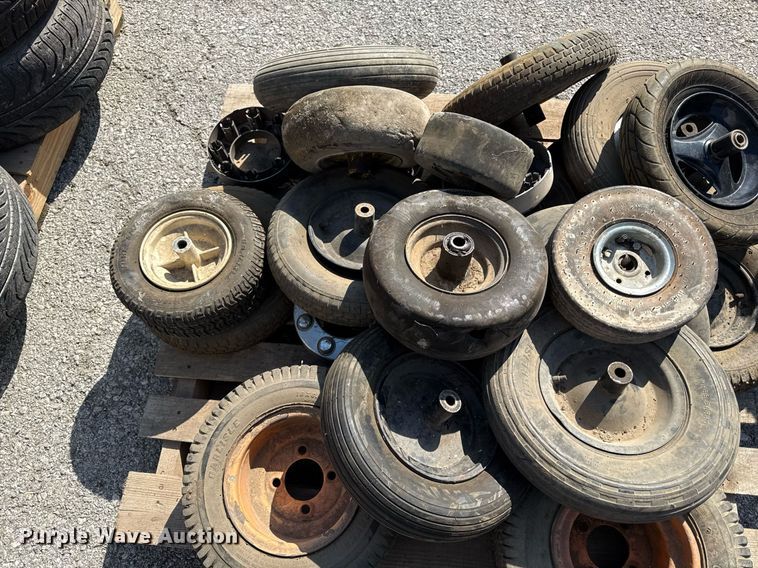 image for item DY7977 (3) pallets of tires and wheels