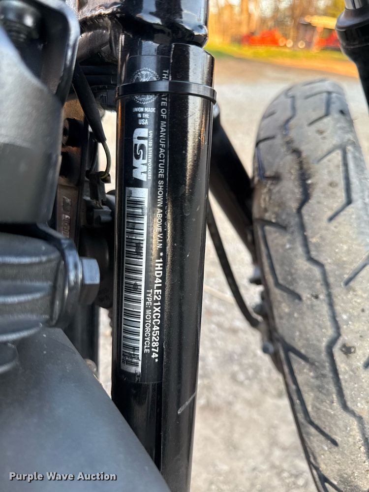 image for item DY8015 2012 Harley Davidson Sportster 883 motorcycle