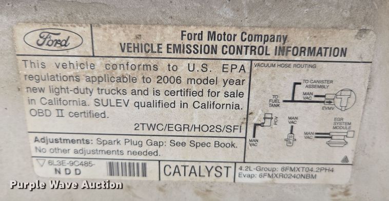 image for item EC0913 2006 Ford F150 pickup truck