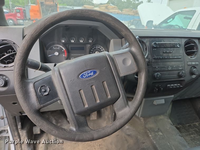 image for item EC0919 2012 Ford F550 Crew Cab flatbed truck