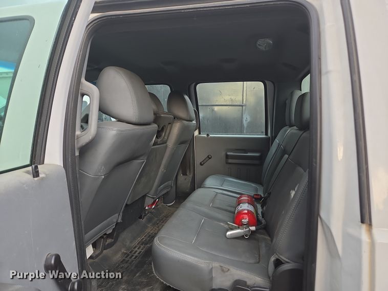 image for item EC0919 2012 Ford F550 Crew Cab flatbed truck