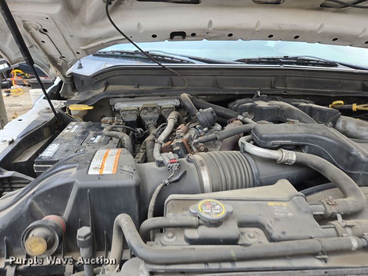 image for item EC0919 2012 Ford F550 Crew Cab flatbed truck