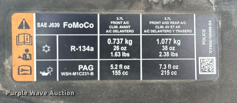 image for item EC3528 2018 Ford Explorer Police Intercepter SUV