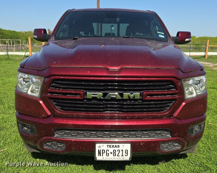 image for item EF2984 2020 Dodge Ram 1500 Crew Cab pickup truck