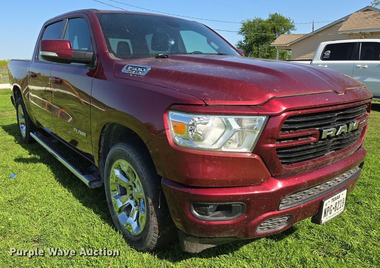 image for item EF2984 2020 Dodge Ram 1500 Crew Cab pickup truck