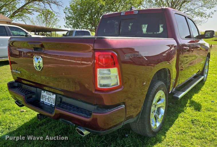 image for item EF2984 2020 Dodge Ram 1500 Crew Cab pickup truck