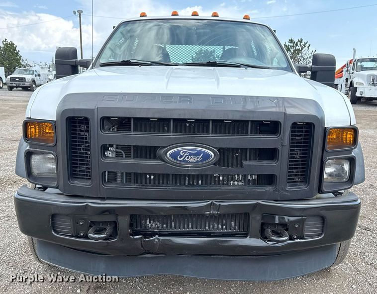 image for item EG5702 2008 Ford F450 Super Duty Crew Cab flatbed truck