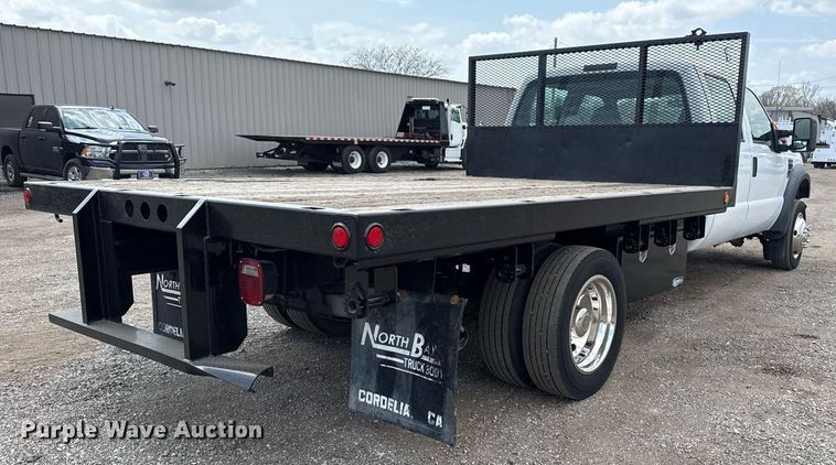 image for item EG5702 2008 Ford F450 Super Duty Crew Cab flatbed truck