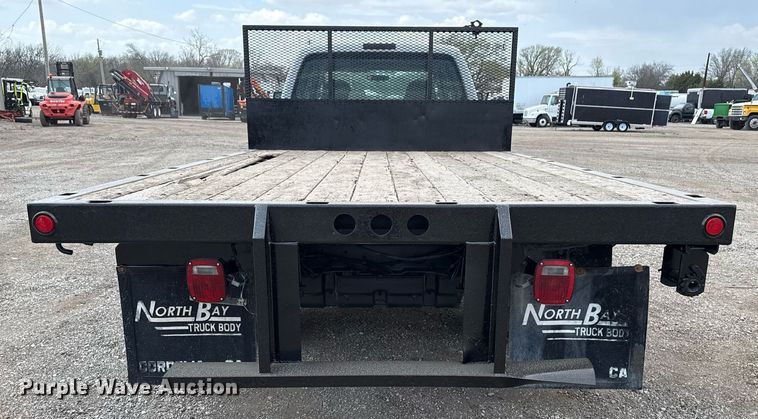 image for item EG5702 2008 Ford F450 Super Duty Crew Cab flatbed truck