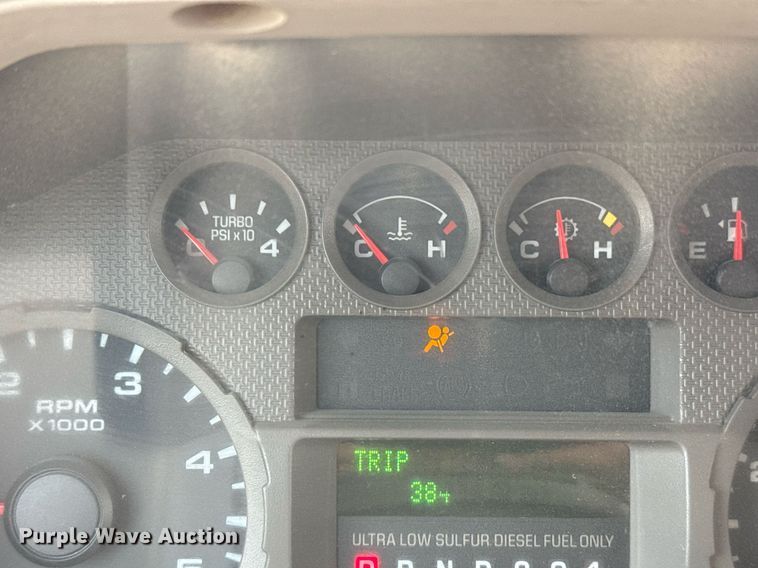 image for item EG5702 2008 Ford F450 Super Duty Crew Cab flatbed truck