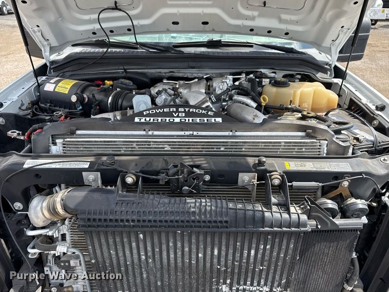 image for item EG5702 2008 Ford F450 Super Duty Crew Cab flatbed truck