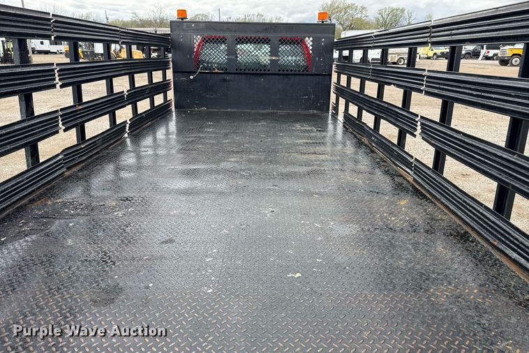 image for item EG5721 2018 Ford F650 Super Duty Crew Cab flatbed truck