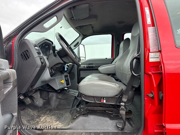 image for item EG5721 2018 Ford F650 Super Duty Crew Cab flatbed truck