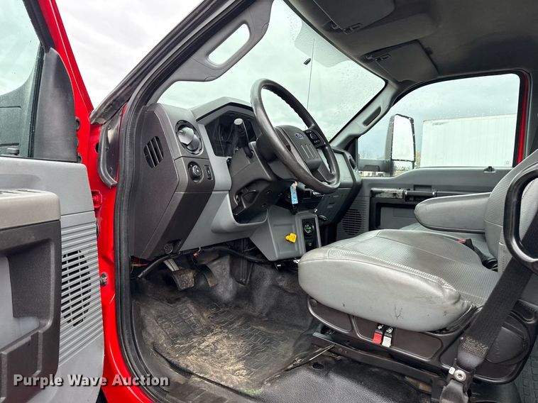 image for item EG5721 2018 Ford F650 Super Duty Crew Cab flatbed truck