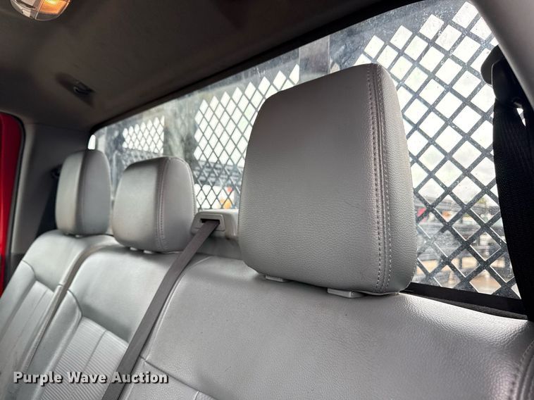 image for item EG5721 2018 Ford F650 Super Duty Crew Cab flatbed truck