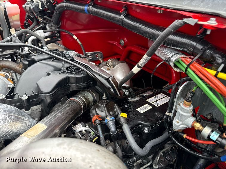 image for item EG5721 2018 Ford F650 Super Duty Crew Cab flatbed truck