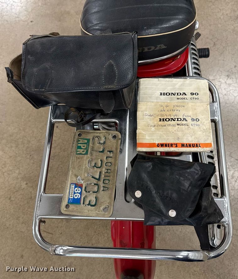 image for item EG8071 1972 Honda CT90 motorcycle