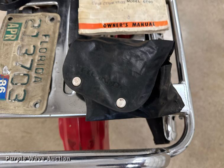 image for item EG8071 1972 Honda CT90 motorcycle