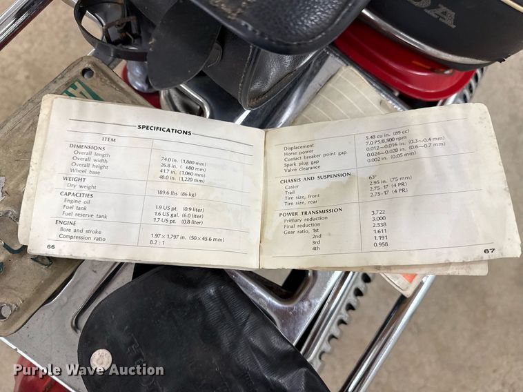 image for item EG8071 1972 Honda CT90 motorcycle