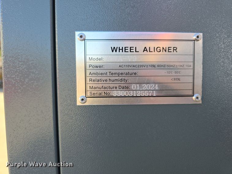 image for item EH8771 2024 Aston Technologies AWA-V9 wheel alignment machine