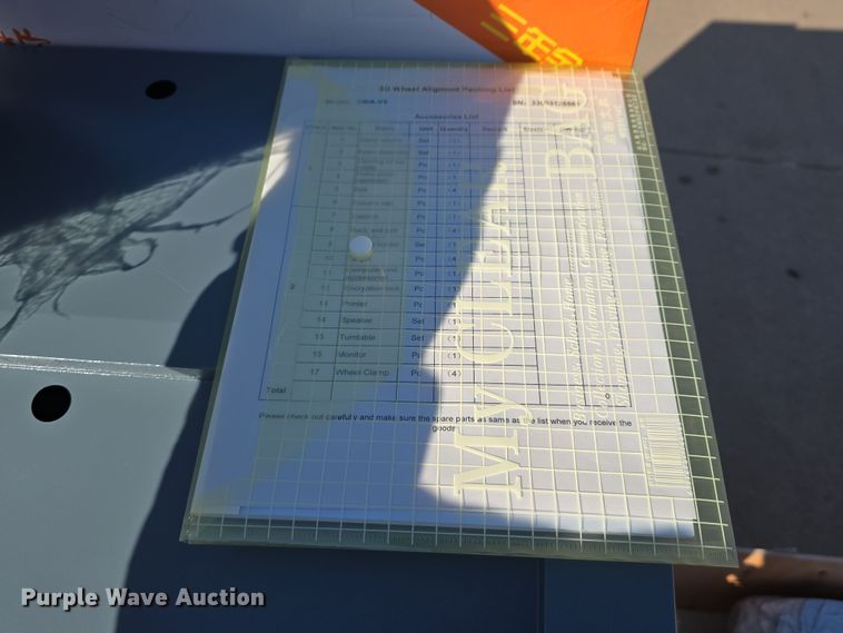 image for item EH8772 2024 Aston Technologies AWA-V9 wheel alignment machine