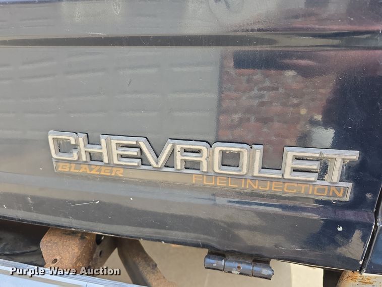 image for item EH8785 1989 Chevrolet Blazer SUV