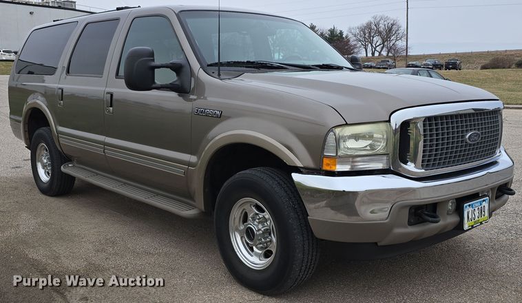 image for item EH8786 2002 Ford Excursion Limited SUV