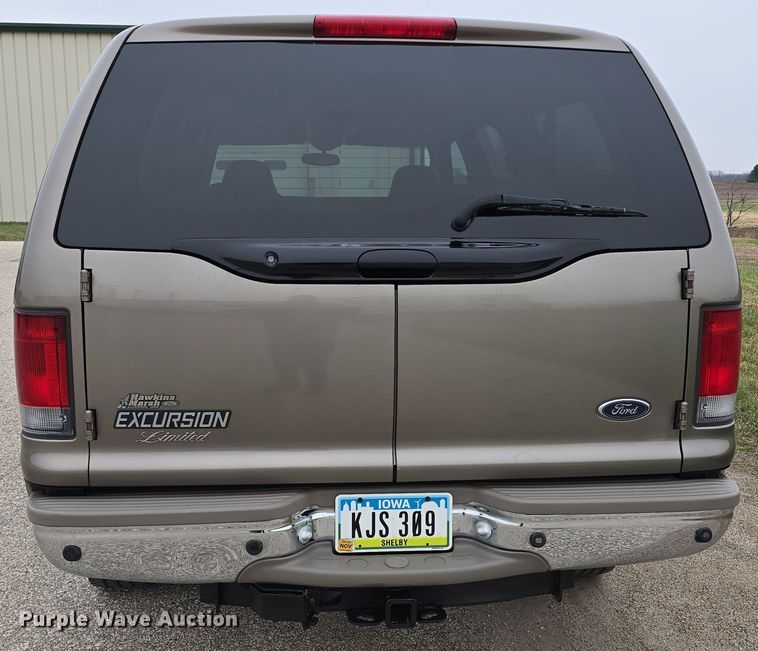 image for item EH8786 2002 Ford Excursion Limited SUV