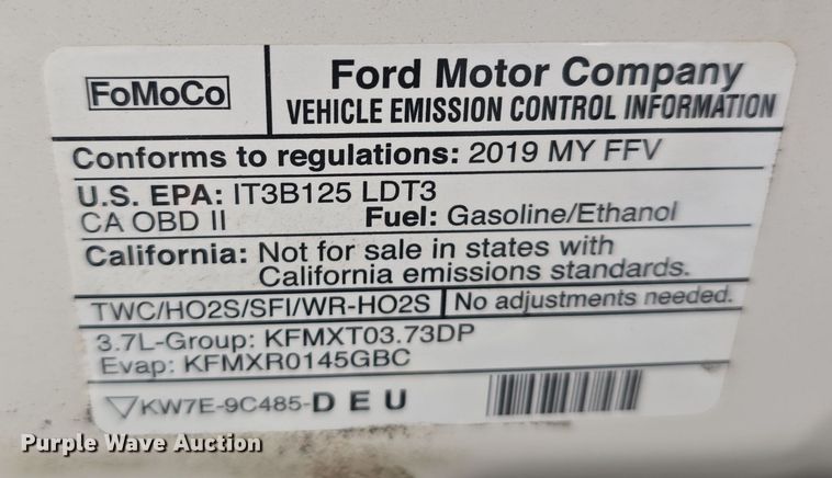 image for item EH8791 2019 Ford Explorer Police Interceptor SUV