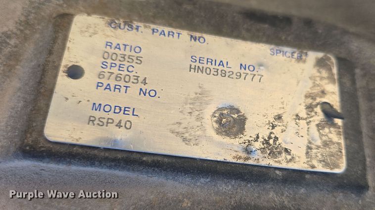 image for item EH8816 (3) differential assemblies 