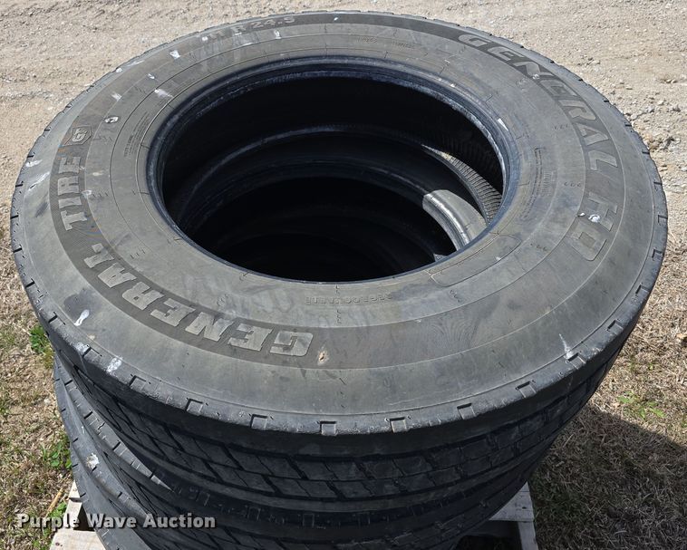 image for item EH8836 (4) General Tire 11R24.5 tires