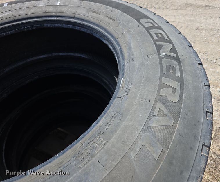 image for item EH8836 (4) General Tire 11R24.5 tires
