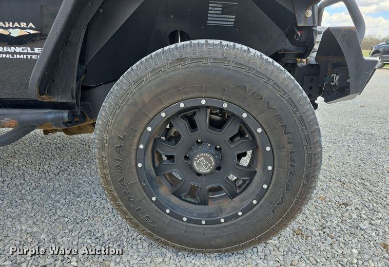 image for item EH8837 2008 Jeep Wrangler Unlimited Sahara SUV