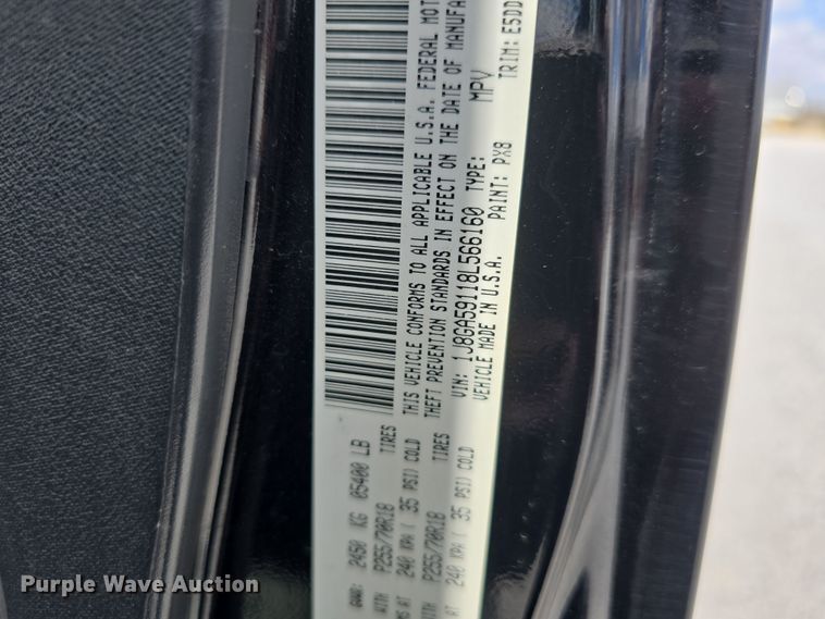 image for item EH8837 2008 Jeep Wrangler Unlimited Sahara SUV