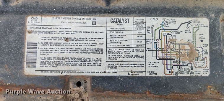 image for item EI8917 1982 Chevrolet Silverado C10 pickup truck