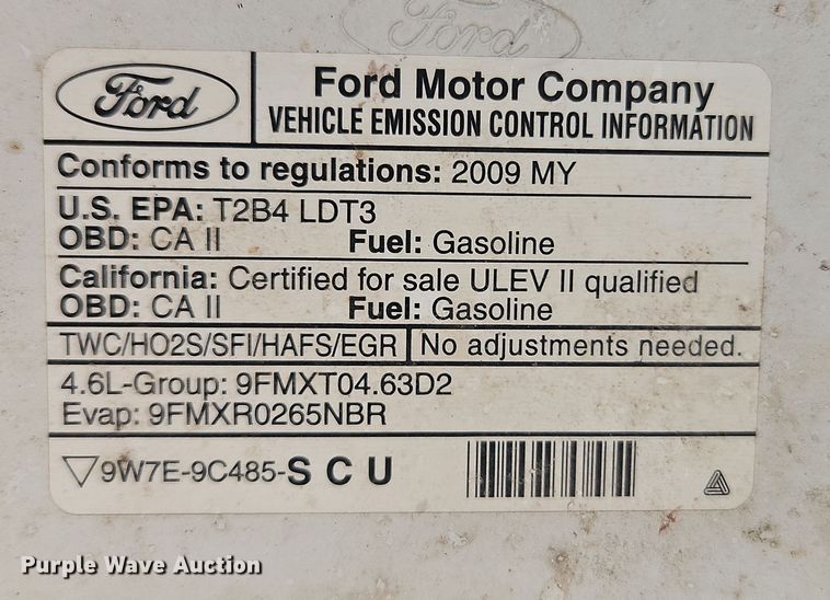 image for item EI8923 2009 Ford F150 pickup truck