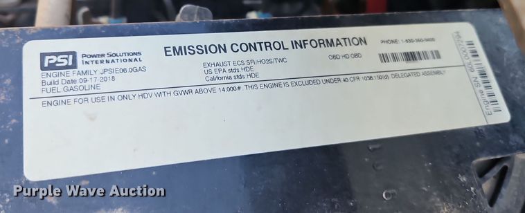 image for item EI8936 2019 Mitsubishi Fuso  FECZTGL9SUH9 flatbed truck